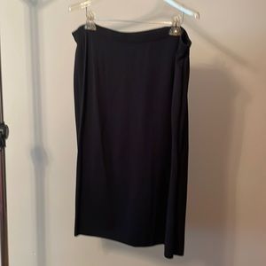 Spenser Jeremy Black Midi Skirt 2X